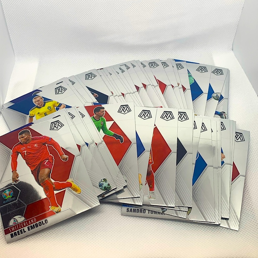 Soccer 2021 Panini Mosaic Euro League 45 Card Lot Perfect Condition